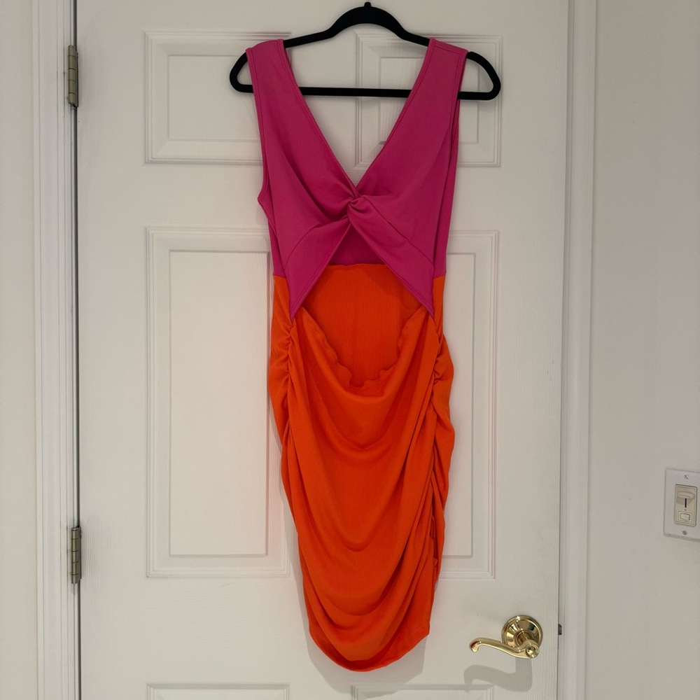 Verdusa Pink & Orange Dress - NWT!